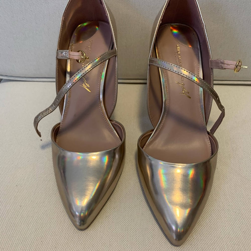 Silver Mary Jane by Christian Soriano for Payless